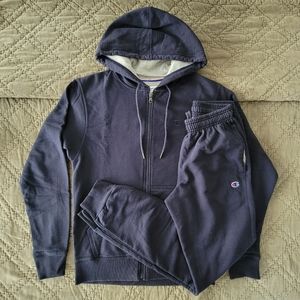 Champion sweater and sweat pant